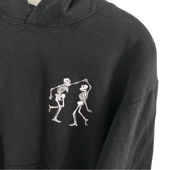 Bored Ape Yacht Club BAYC ApeFest 2022 Dancing Skeleton Black Hoodie Mens Size M - Picture 2 of 5